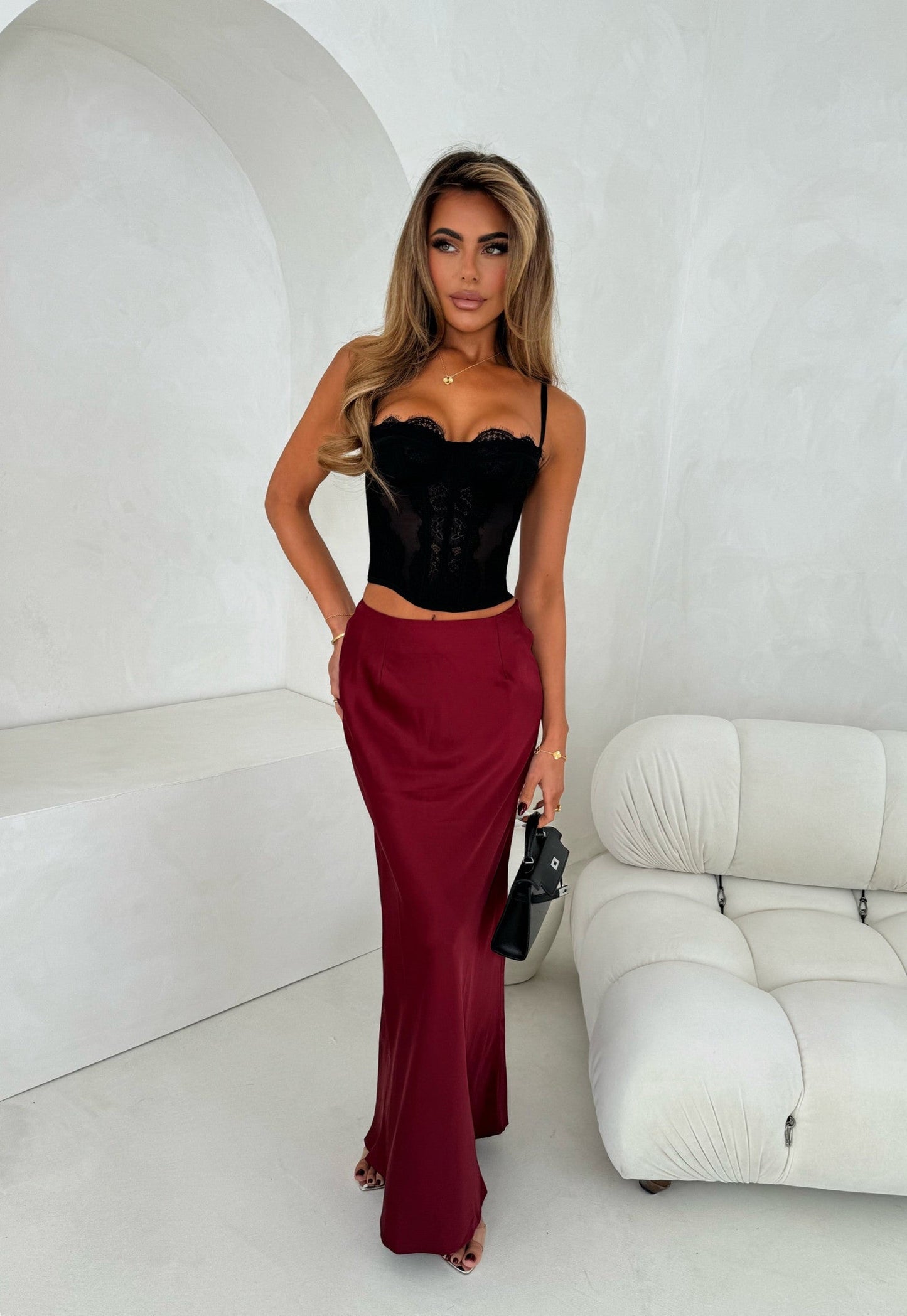 Gio Corset Top - Black - samana vibes